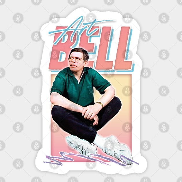 Art Bell - Coast To Coast Sticker by DankFutura